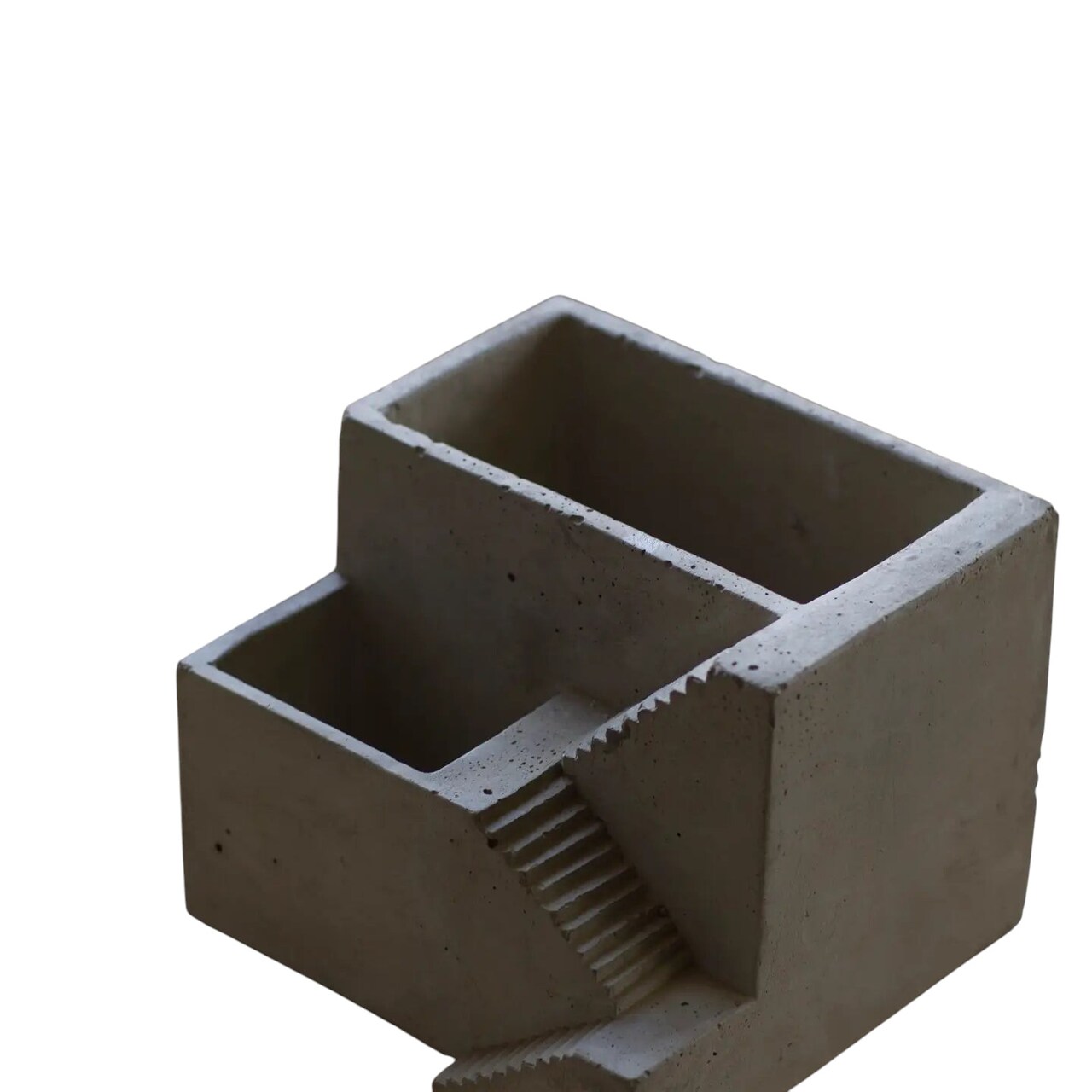 Cement Cube Planter Set Square Concrete Planters for Indoor Plants 6.75"